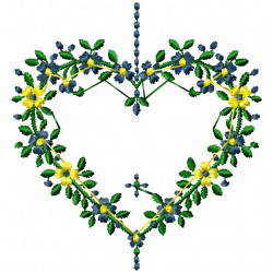 Hearts Embroidery Design 10 Hearts Embroidery Design 10